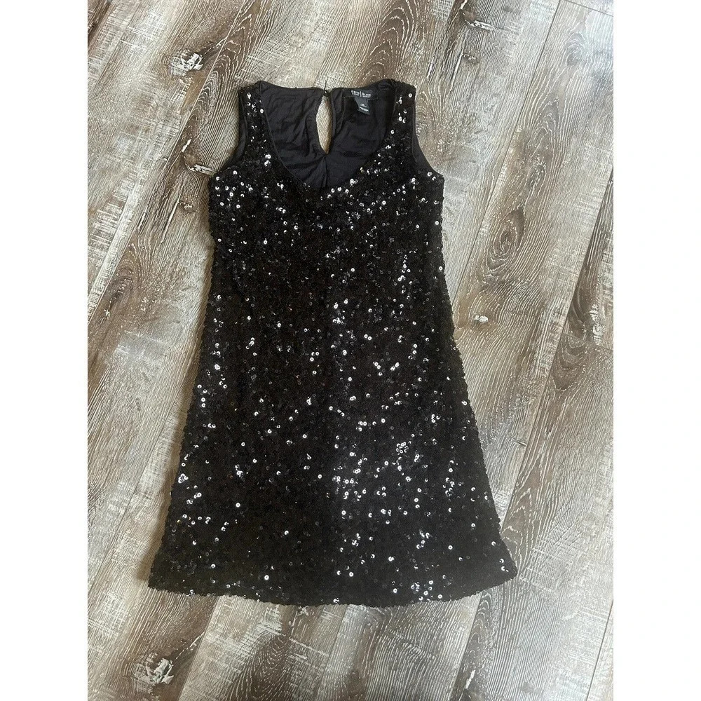 White House Black Market WHBM Sequin Mini Dress Women’s Size XS